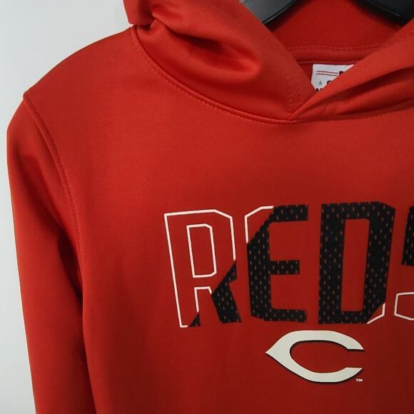 Cincinnati Reds Women's Red & Black Hoodie - Picture 7 of 9